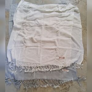 2 100% Pashmina Scarves 26x74